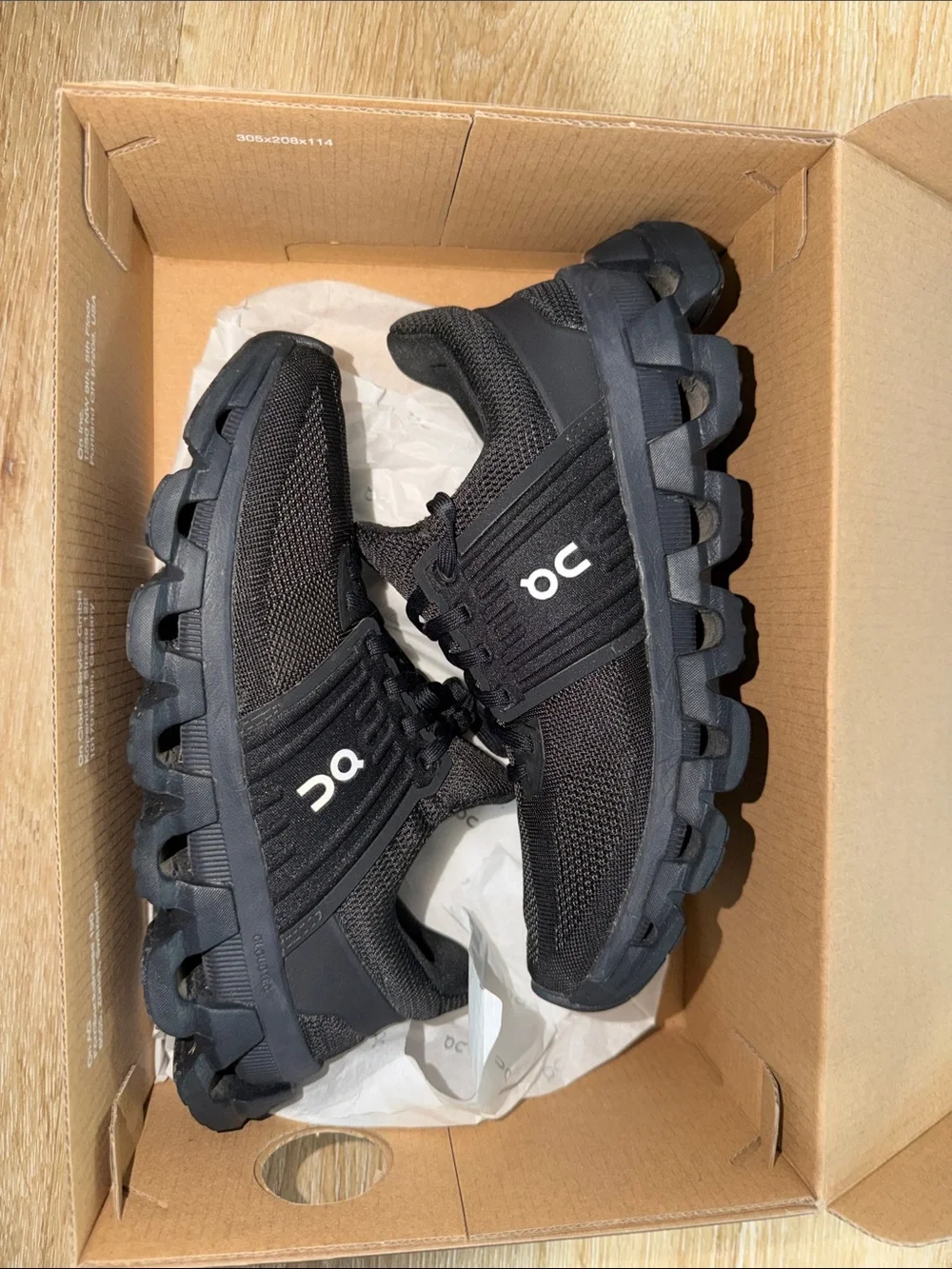 On Cloud All-Black Women's Athletic Shoes